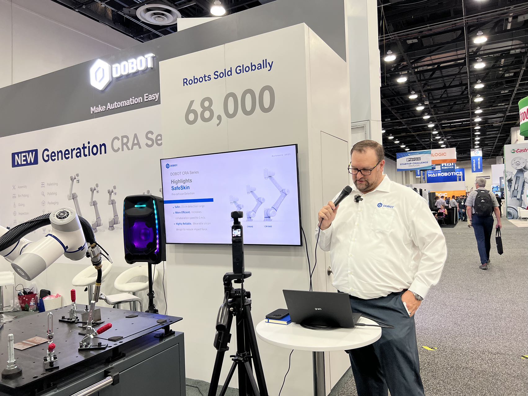 Dobot Unveils Brand New CRA Series Collaborative Robots At Automate Show