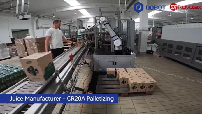 Automated Palletizer Solution for Croatia’s Beloved Juice Brand, Juicy