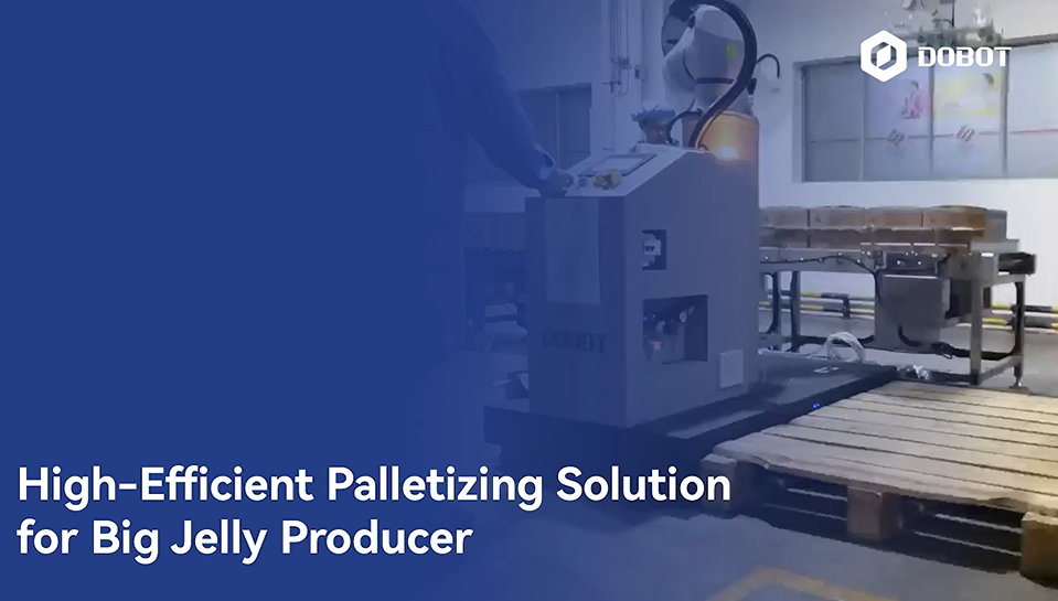 High-Efficient Palletizing Solution for Big Jelly Producer